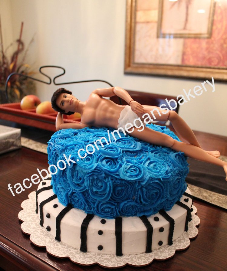 Торт на девичник с мужчиной