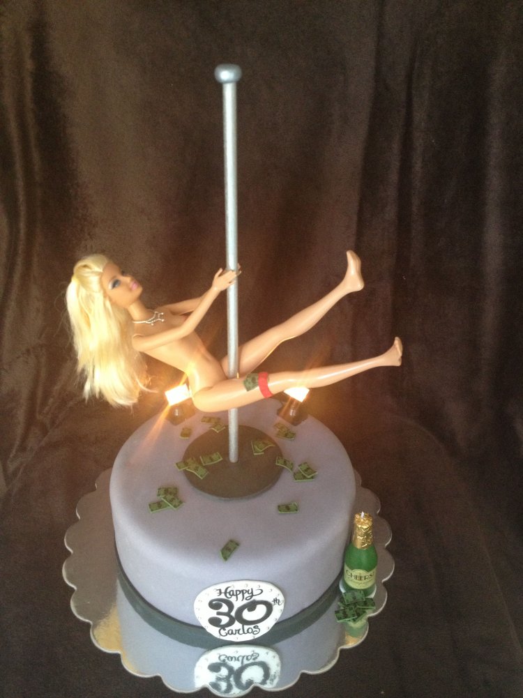 Торт со стриптизёром