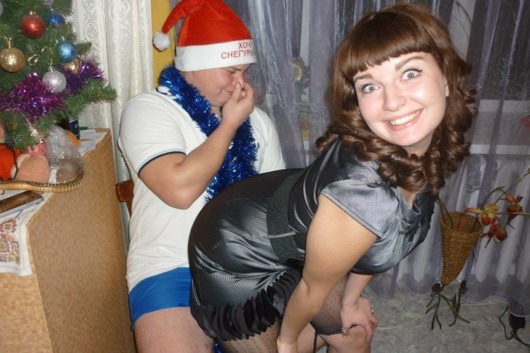 Новогодний деревенский гламур