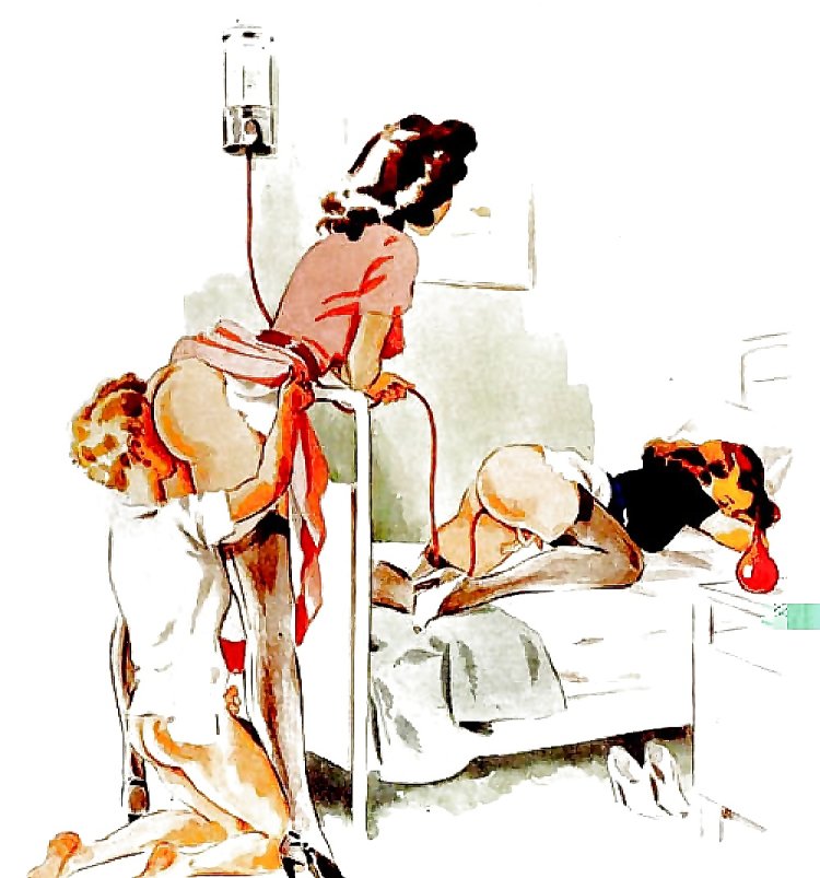 Винтажная эротическая клизма