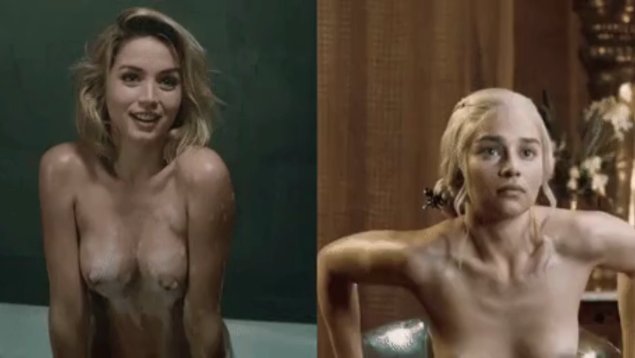 Ана де армас эмилия кларк nude