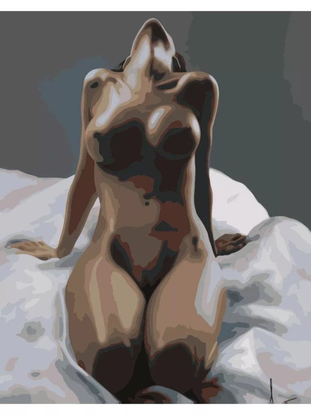 Красивое голое тело женщины