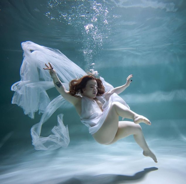 Фотосессия под водой