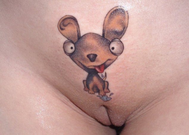 Женские интимные наколки