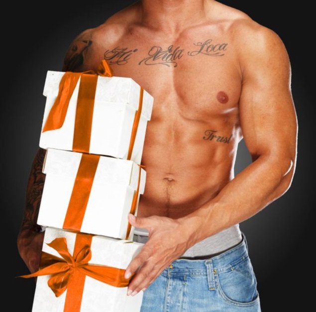 Мужчина в виде подарка