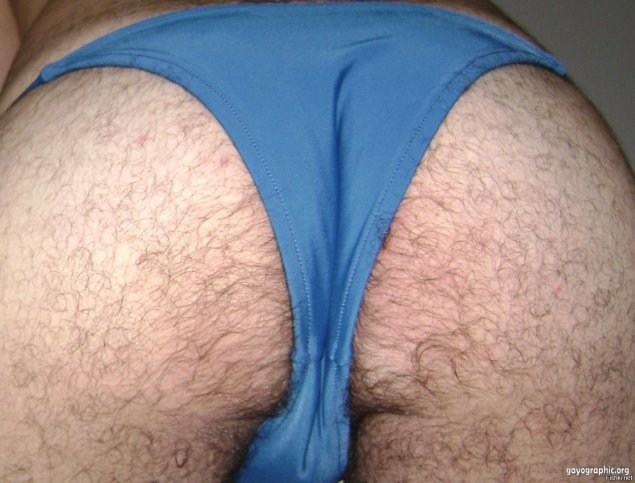 Мужская жопа волосатая