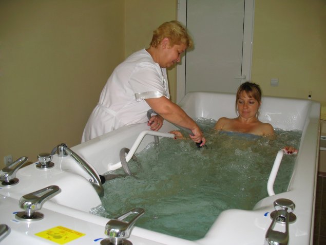 Лечебные ванны в санаториях