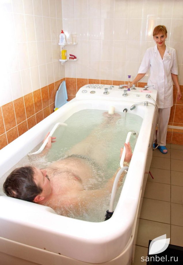 Лечебные ванны в санаториях