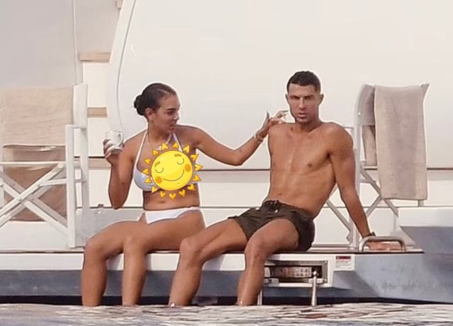 Роналду на отдыхе