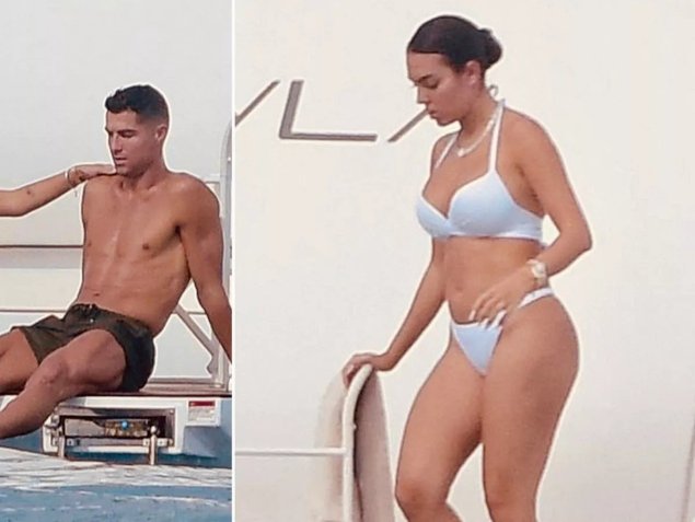 Роналду с джорджиной