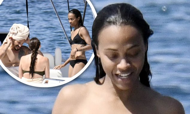 Зои салдана в бикини