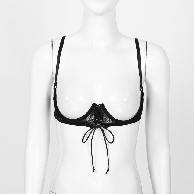Lace open Cup Underwire Shelf Bra
