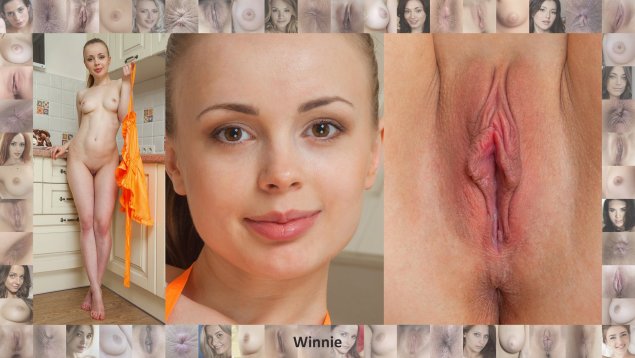 Лицо и вагина юной девушки