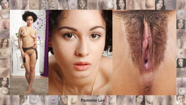 Волосатая вагина и лицо девушки