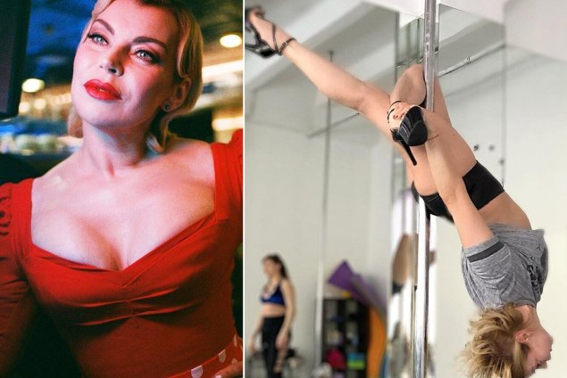 Елена старостина на пилоне