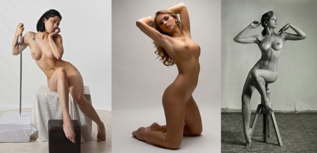 Голые женщины позы для художников