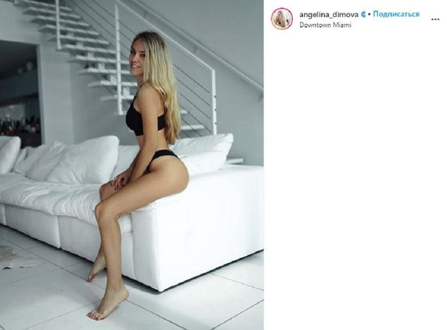 Блондинка ангелина голая