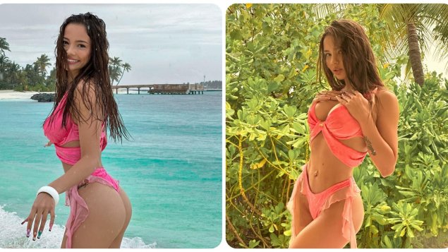 Горячие в купальнике