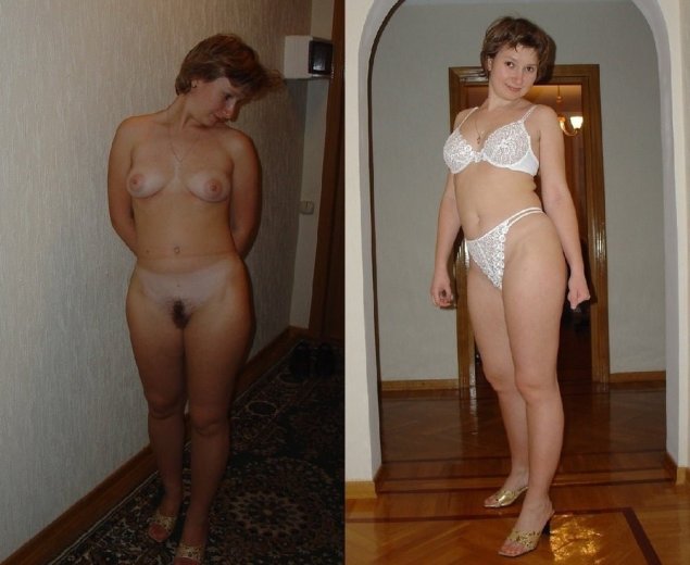 Жена раздевается перед мужем