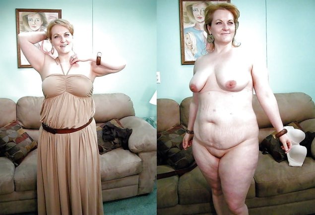Толстые в одежде и голые