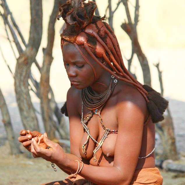 Племя химба девушки