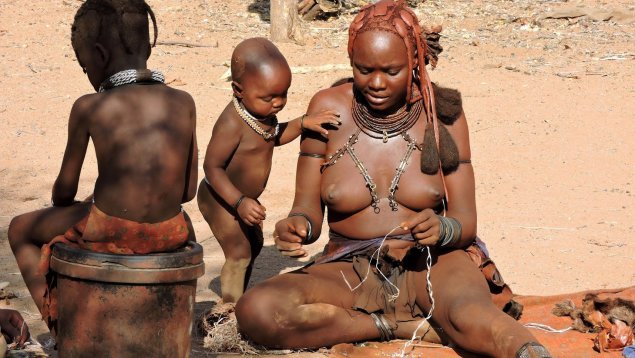 Племя химба в намибии