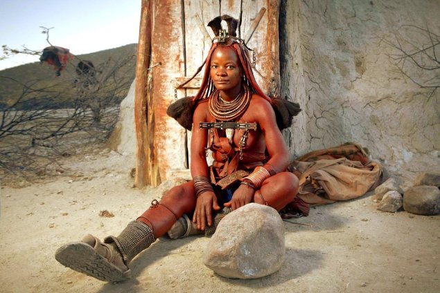 Химба намибия женщины
