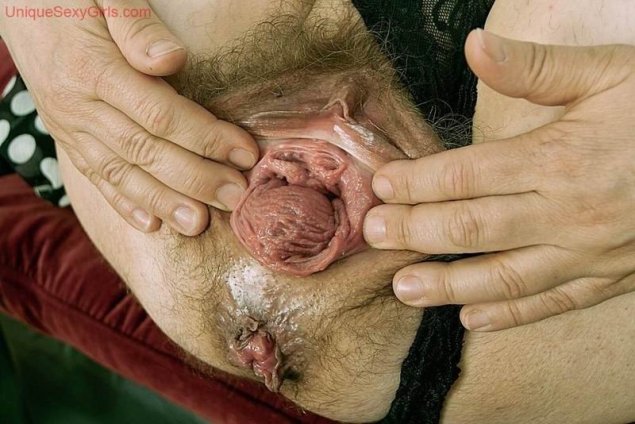 Старые вагины крупным планом