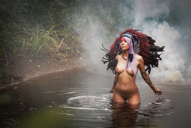 Женщины индейцы амазонки голые