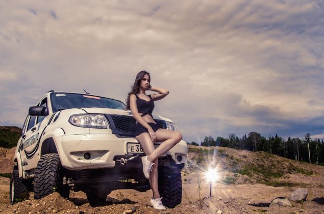 УАЗ И девушки