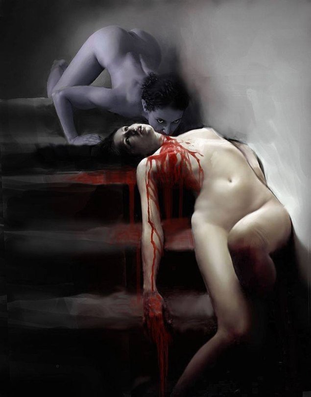 Эротическая фотосессия в стиле ужасов