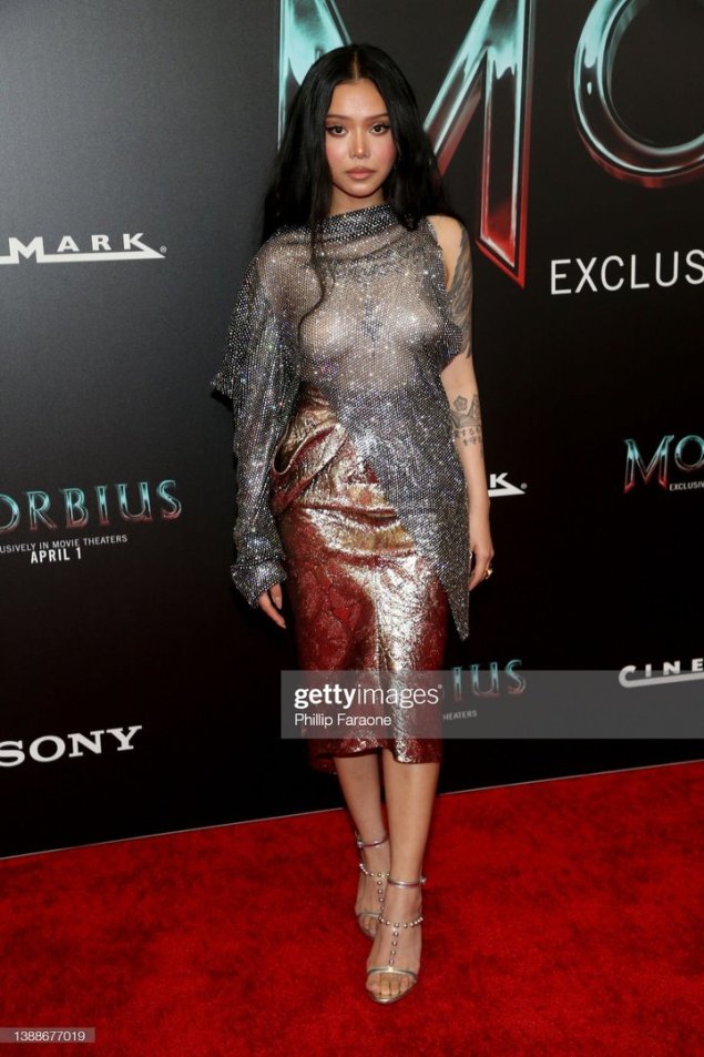 Bella Poarch transparent Dress