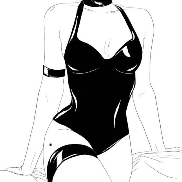 Набросок женского тела