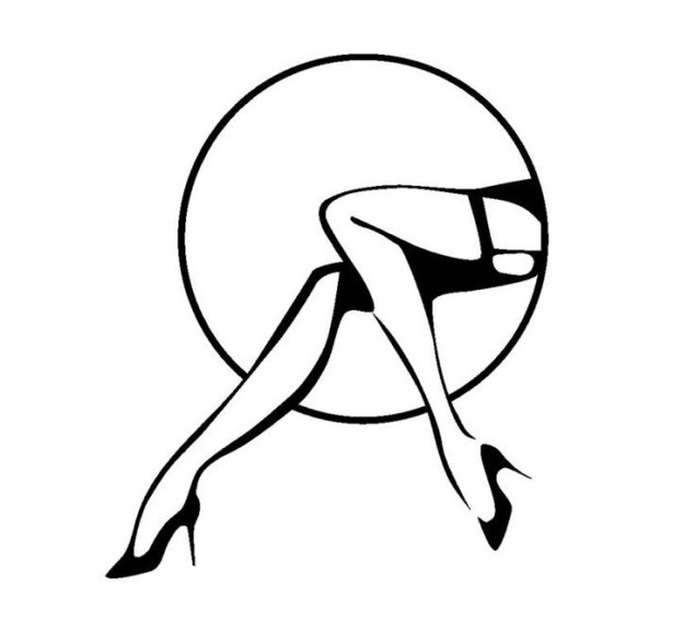 Силуэт женских ног