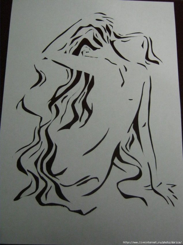 Силуетное вырезывание из бумаги