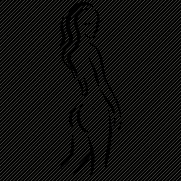 Женская фигура иконка