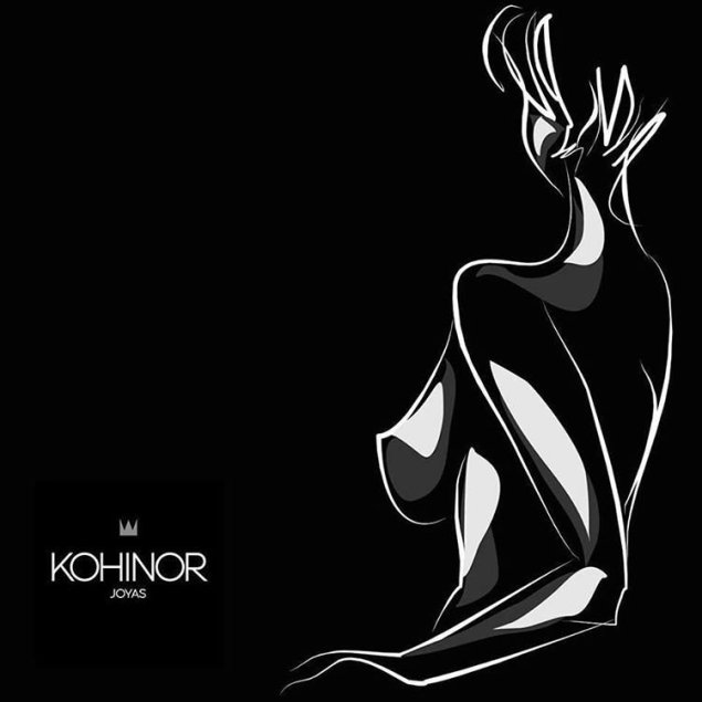 Эротичный женский силуэт