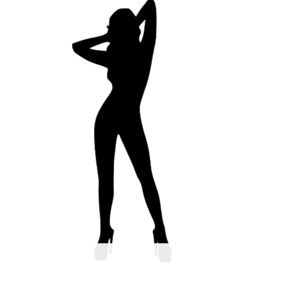 Фигура девушки силуэт