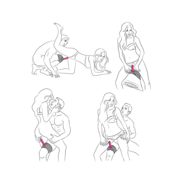 Эротические позы для страпона