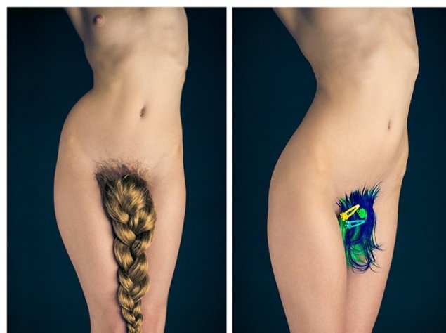 Креативные интимные стрижки