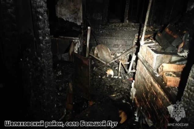 Пожар в частном доме