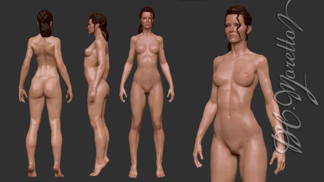 Голое женское тело анатомия