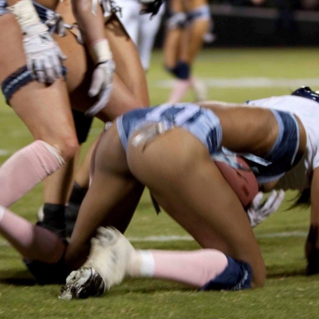 Американский женский футбол пикантные