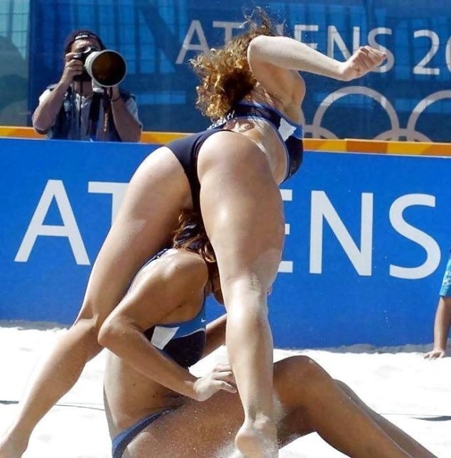 Спортсменки засветились