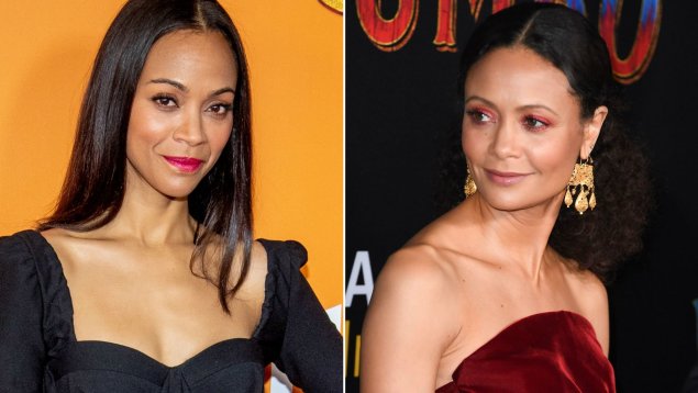 Тэнди Ньютон и Зои Салдана сравнение