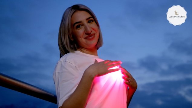 Светящиеся грудные импланты
