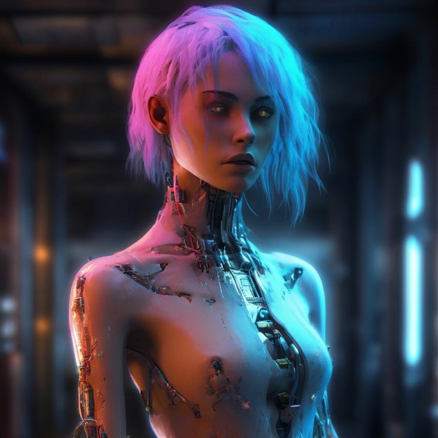 Киберпанк робот