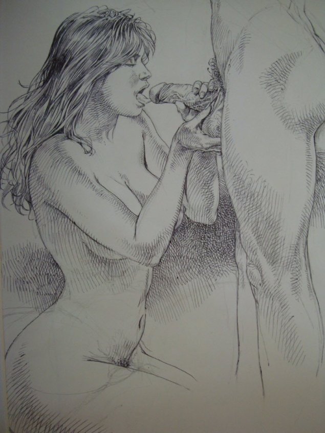Эротические рисунки карандашом