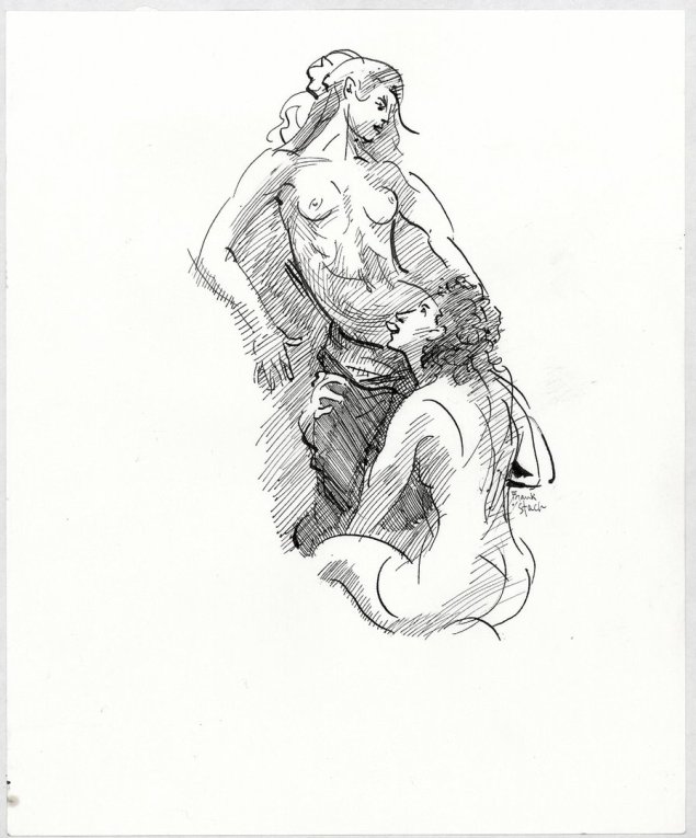 Фрэнк Фразетта девушки nude