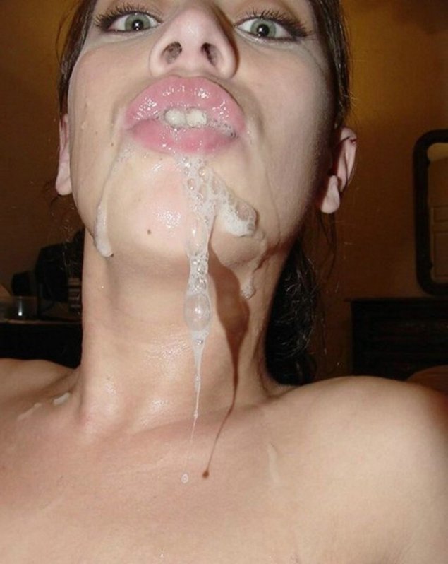 Русским девушкам кончают на лицо